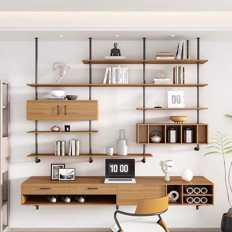 โต๊ะทำงานไม้เนื้อแข็งแบบลอยตัว - Tables บทวิจารณ์และราคา