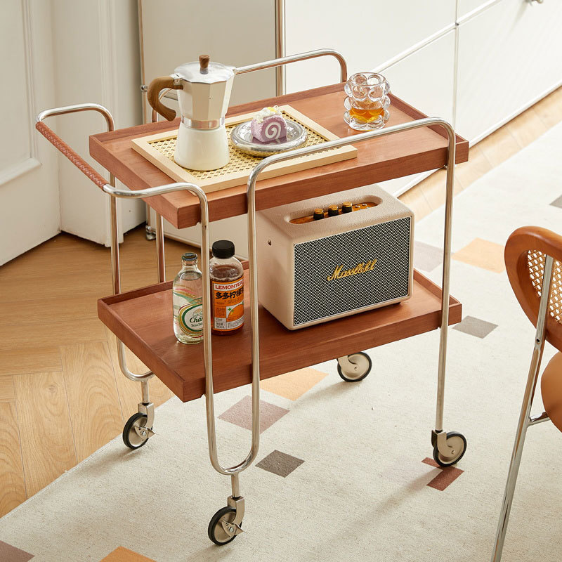 รถเข็นไม้เนื้อแข็งขนาดเล็กสำหร - Tables บทวิจารณ์และราคา