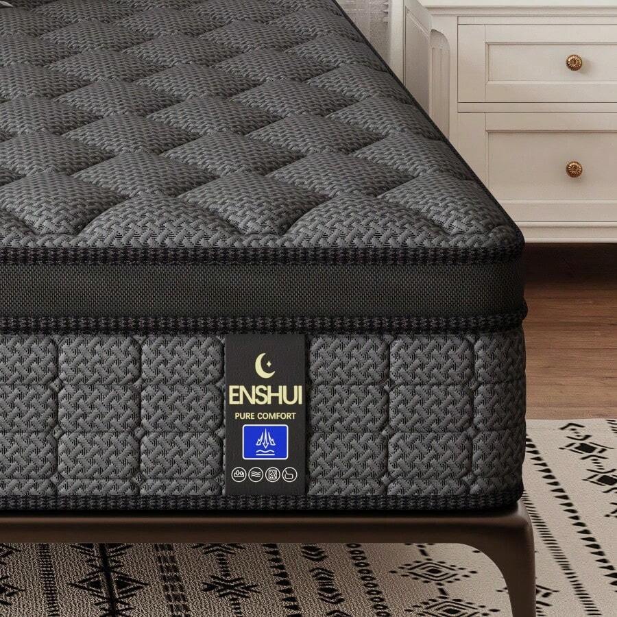 ที่นอนไฮบริด ขนาด 12/14 นิ้ว แ - Memory Foam Mattress In A Box Queen บทวิจารณ์และราคา
